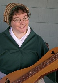 In costume