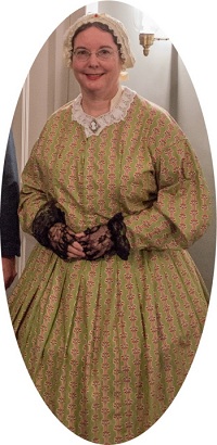 In costume