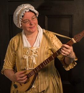 In costume